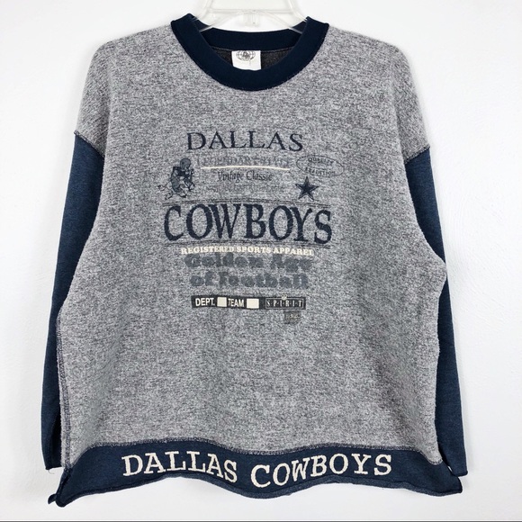 Ross International Sweaters - Vintage Classic Dallas Cowboys Crewneck Sweater